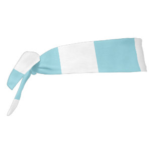 Robin Egg Blue y White Striped de 35" de longitud