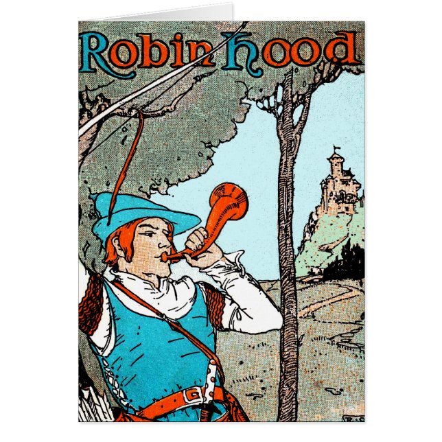 Robin Hood Antique Illustration Merry Men (Frente)