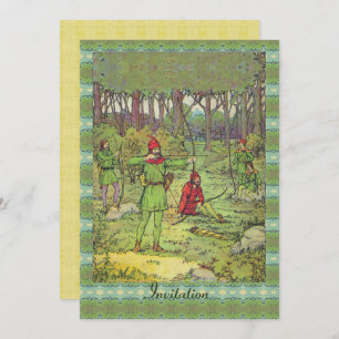Robin Hood En La Invitación Forestal