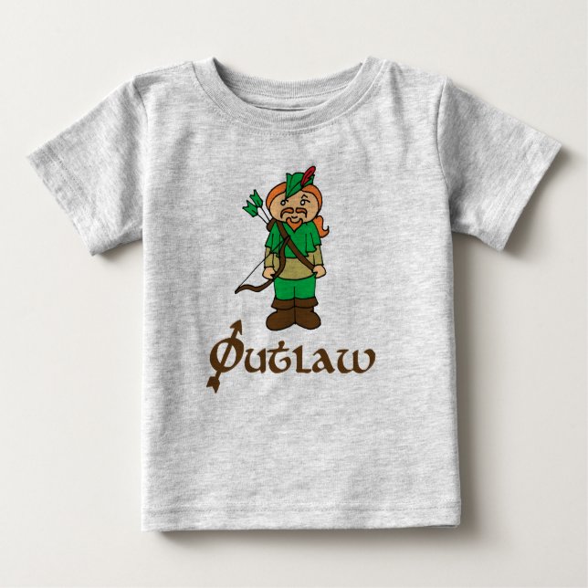 Robin Hood Outlaw Archery: camiseta para niños (Anverso)