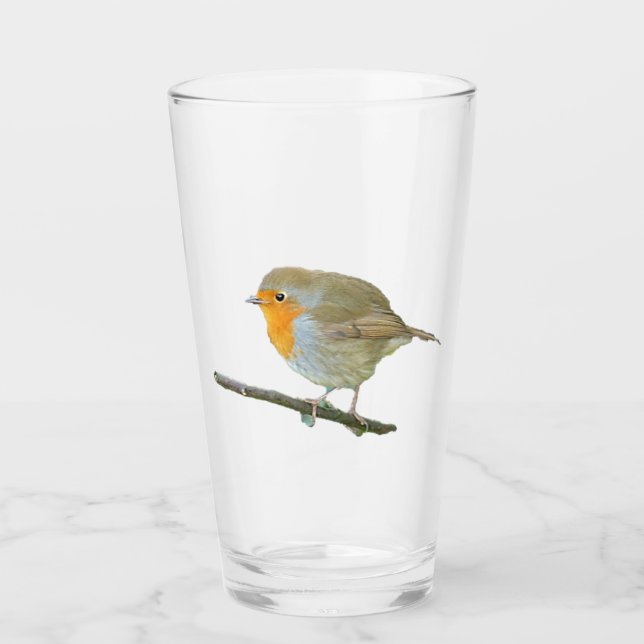 Robin Redmama Vidrio Tumbler (Anverso)