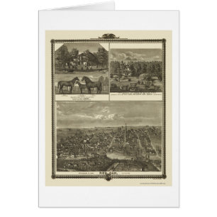 Roble rojo, mapa panorámico de IA - 1875