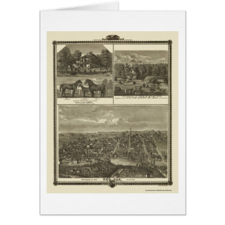 Roble rojo, mapa panorámico de IA - 1875