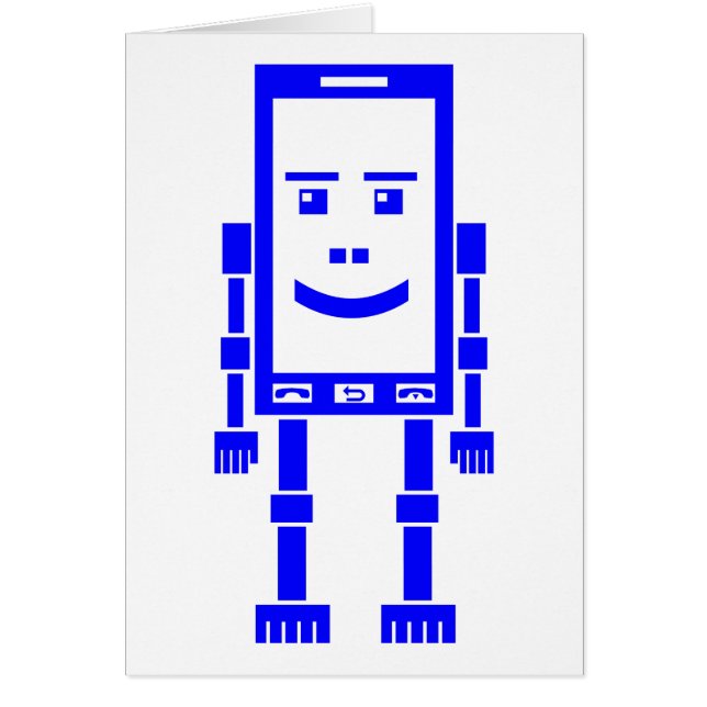 Robo-phone - Azul (Frente)