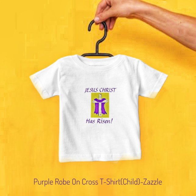 Robo púrpura en camiseta cruzada para bebés (Subido por el creador)