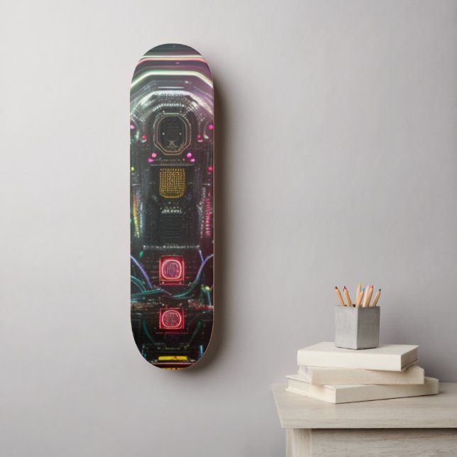 Robot 1 skateboard (Arte de la pared)