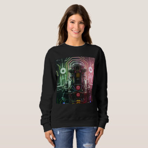 Robot 1 sudadera negra