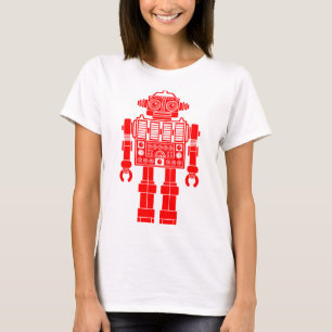 Robot 270620/08 - Camiseta roja y blanca