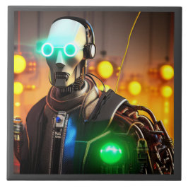 Robot 2 baldosa cerámica grande