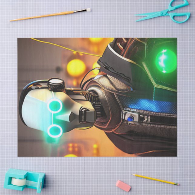 Robot 2 papel tisular (Artesanía)