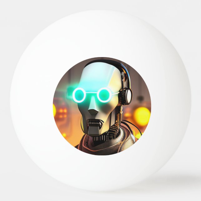 Robot 2 pelota de ping pong de 1 estrella (Anverso)