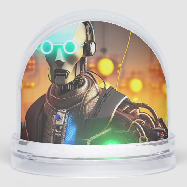 Robot 2 snow globe (Anverso)