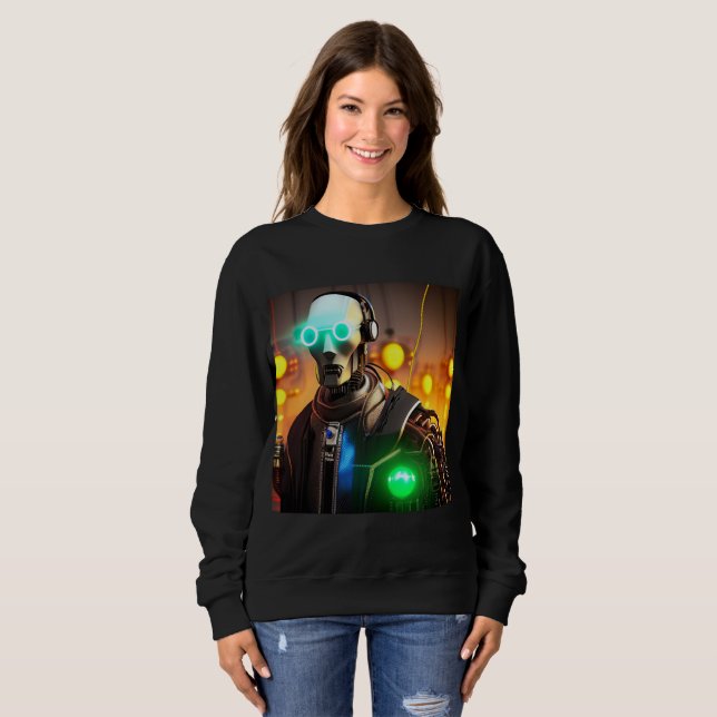 Robot 2 sudaderas negras (Anverso completo)