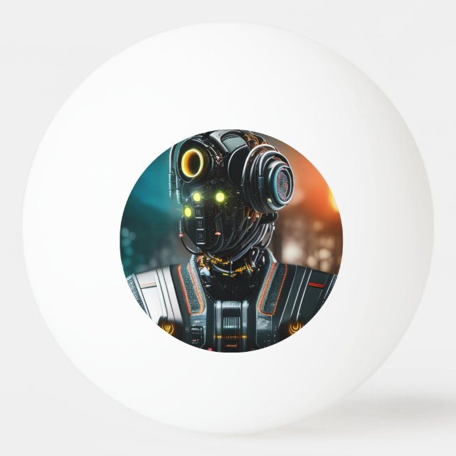 Robot 3, pelota de ping pong de 1 estrella (Anverso)