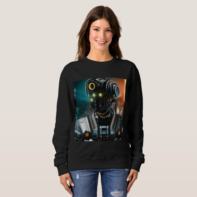 Robot 3 sudaderas negras (Anverso completo)
