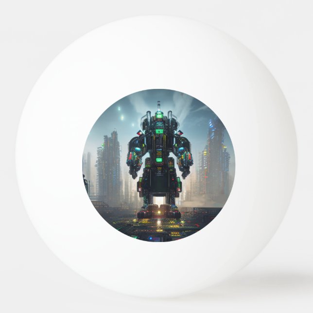 Robot 4 bola de ping pong de 1 estrella (Anverso)