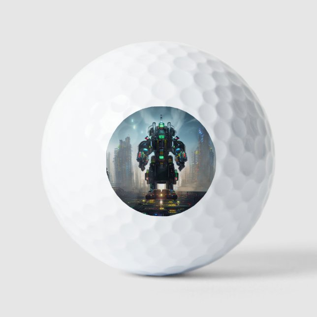 Robot 4 bolas de golf de valor 12 pk (Anverso)