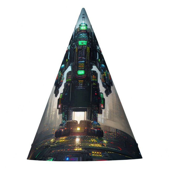 Robot 4 gorras fiestas (Anverso)