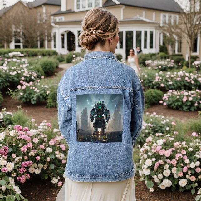Robot 4 mujeres Denim Chaqueta (Reverso Boda)