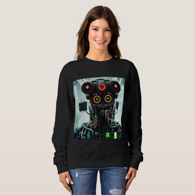 Robot 5 sudaderas negras (Anverso completo)