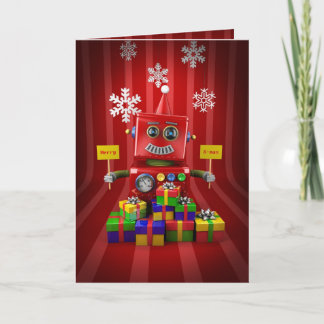 Robot de las Felices Navidad