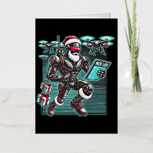 Robot de Santa con IA y Drones para Navidad