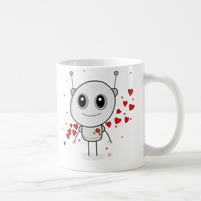 Robot del corazón - taza (Derecha)