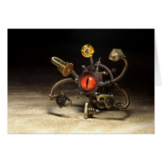 Robot del espectador de Steampunk