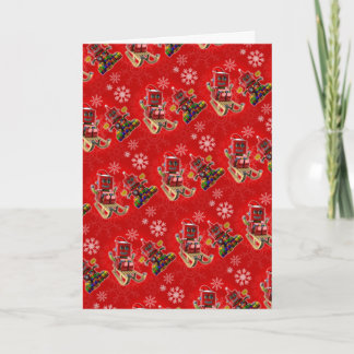 Robot del juguete de las felices Navidad