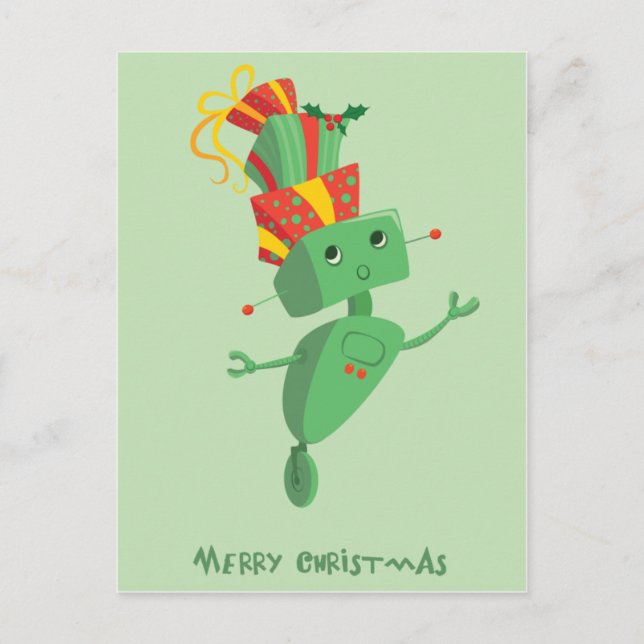 Robot del regalo de Navidad (Anverso)