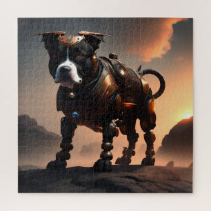 Robot del toro de Staffordshire, rompecabezas del