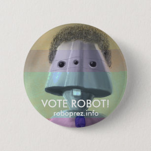 ¡Robot del voto! Botón ostentoso