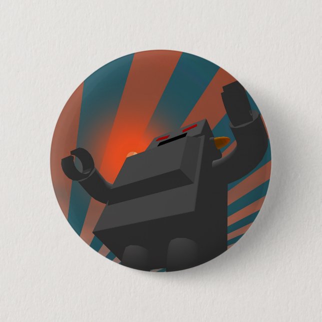 Robot estilo retro 4 botón (Anverso)