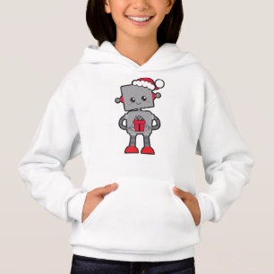 Robot navidades, Robot Cute, Santa Hat, regalos