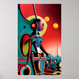 Robot ocular - Arte surrealista Ken Gage