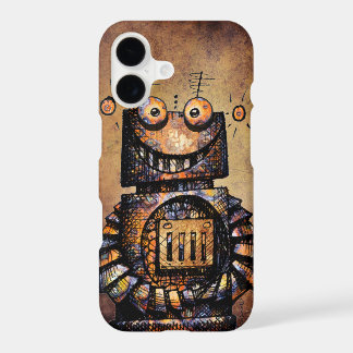 Robot oxidado divertido de Steampunk