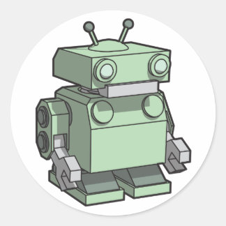 Robot pegatina grande