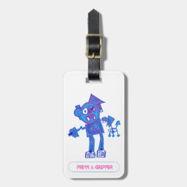 Robot Press & Gripper Lumaletas Etiqueta