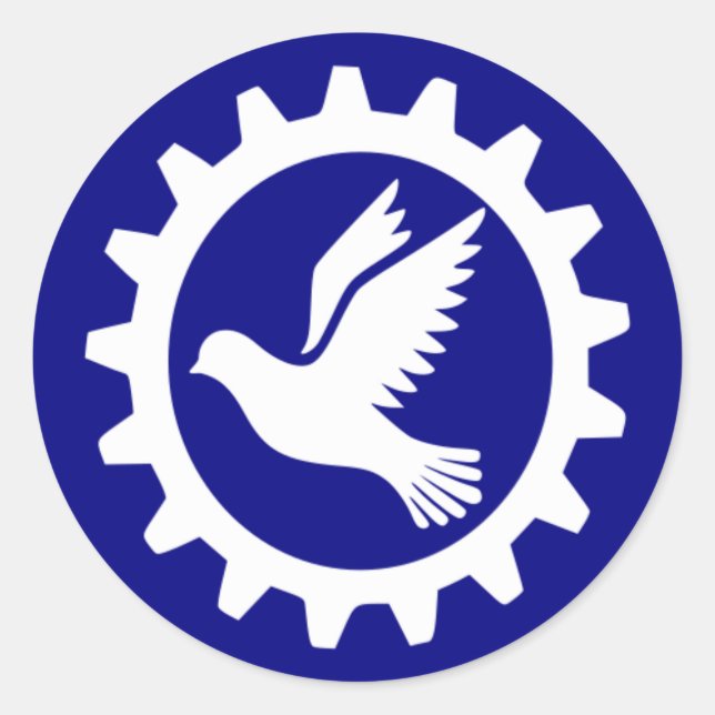 RobotFreedom.com Pegatina (Anverso)