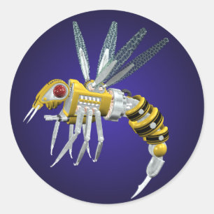 Robotic Wasp Pegatina