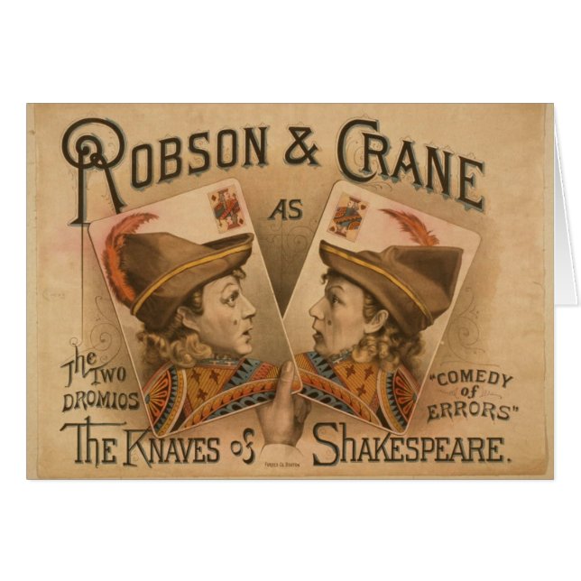 Robson y grúa - los bribones de Shakespeare (Anverso (Horizontal))