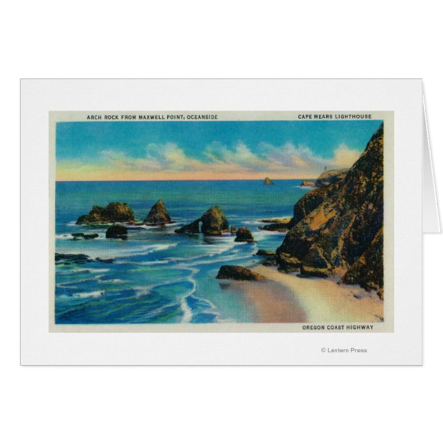 Roca arca de Maxwell Point, Oceanside Coast (Anverso (Horizontal))