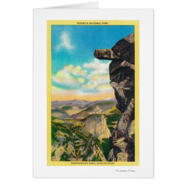 Roca colgante en Glacier Point Yosemite, CA (Frente)