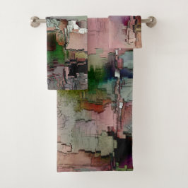 Roca colorida predominante salmón a gris verdoso