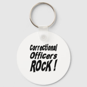 ¡Roca correccional de los oficiales! Llavero