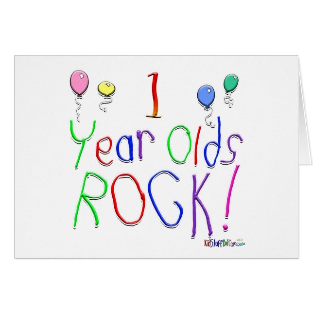 ¡Roca de 1 año! (Anverso (Horizontal))