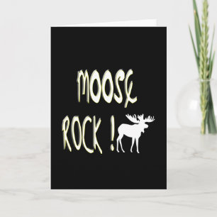 ¡Roca de alce! Tarjeta mediana