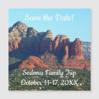 Roca de café I en Sedona Arizona salva la fecha
