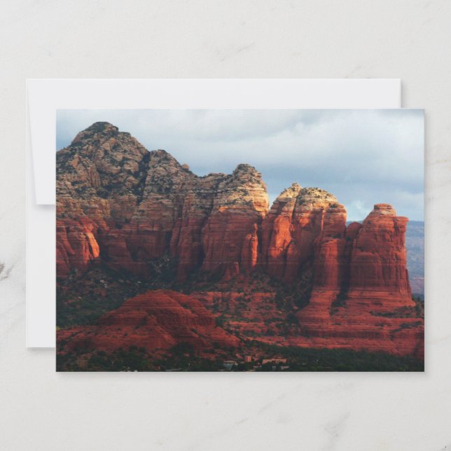 Roca de café nublado en Sedona Arizona (Anverso)