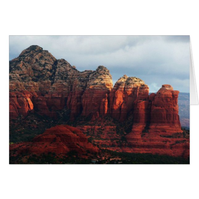 Roca de café nublado en Sedona Arizona (Anverso (Horizontal))